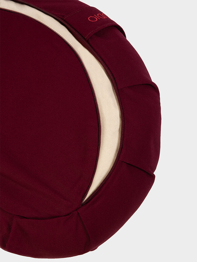 European Organic Buckwheat Zafu Crescent Meditation Cushion