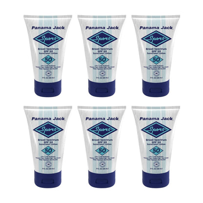 Panama Jack Sport Sunscreen Lotion SPF 50 — Pack of 2 x 3oz