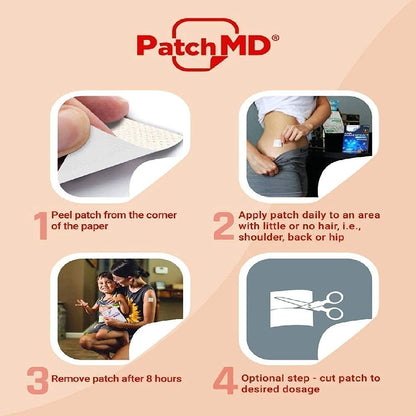 Parches PatchMD Biotin Plus – Biotina y soporte capilar | Suministro para 30 días