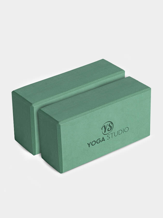 Pack doble de bloques de yoga de espuma EVA de Yoga Studio