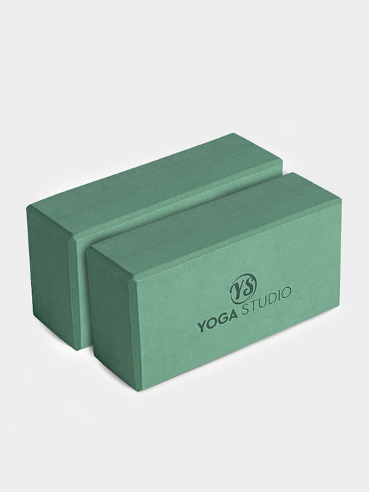 Pack doble de bloques de yoga de espuma EVA de Yoga Studio