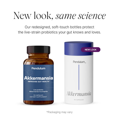 Pendulum Akkermansia Probiotic with Prebiotic Fiber 90 Capsules - Calm Era