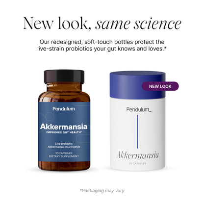 Pendulum Akkermansia Probiotic with Prebiotic Fibre – 30 Capsules - Calm Era