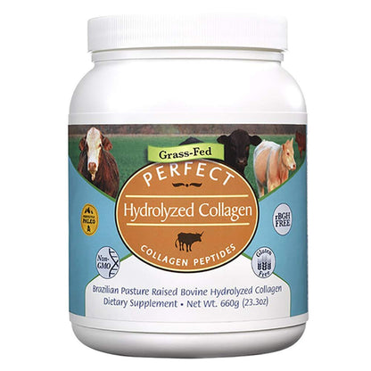 Perfect Supplements Hydrolyzed Collagen Powder – Grass-Fed, Brazilian Pasture-Raised | 660g × 2 - Calm Era