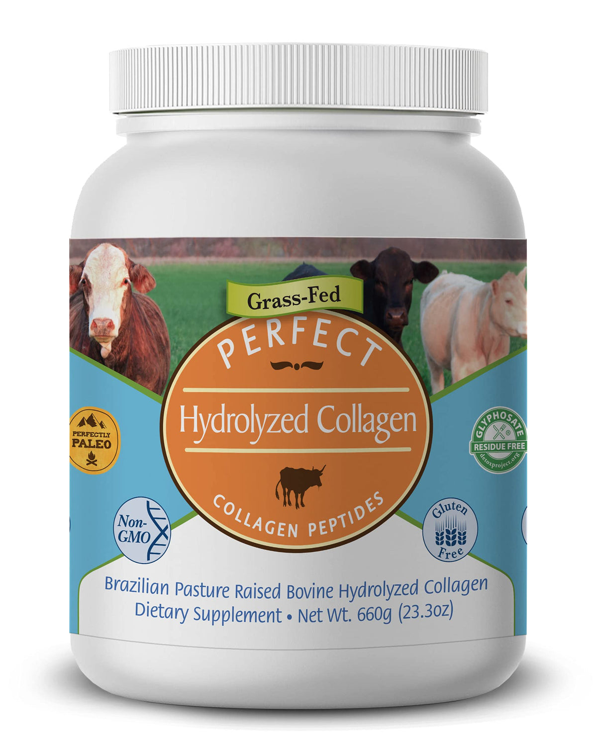 Perfect Supplements Hydrolyzed Collagen Powder – Unflavored | 660g - Calm Era