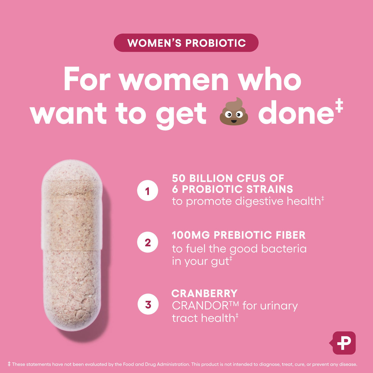 Physician's CHOICE Probiotics for Women - 50B CFU, 6 Strains, Cranberry + Organic Prebiotics - 84 CT - Calm Era