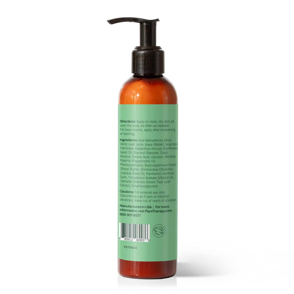 Plant Therapy Peppermint Body Lotion with Aloe & Shea — 8oz - Calm Era