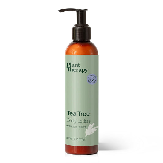 Plant Therapy Loción Corporal de Árbol de Té con Aloe y Karité — 8oz