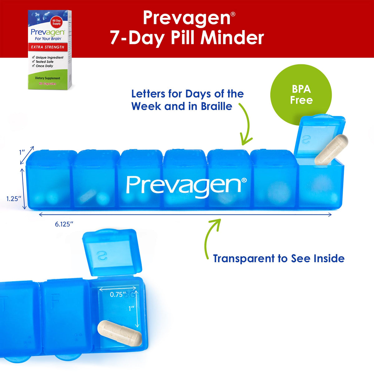 Prevagen Extra Strength 60 Capsules – 2 Month Supply - Calm Era