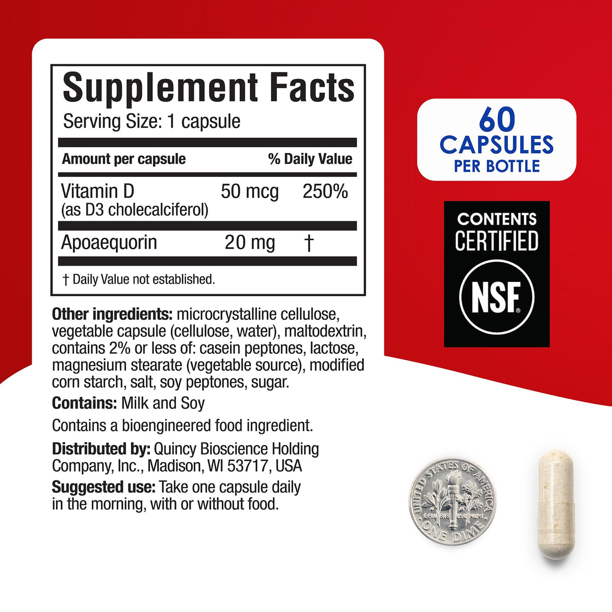 Prevagen Extra Strength 60 Capsules – 2 Month Supply - Calm Era