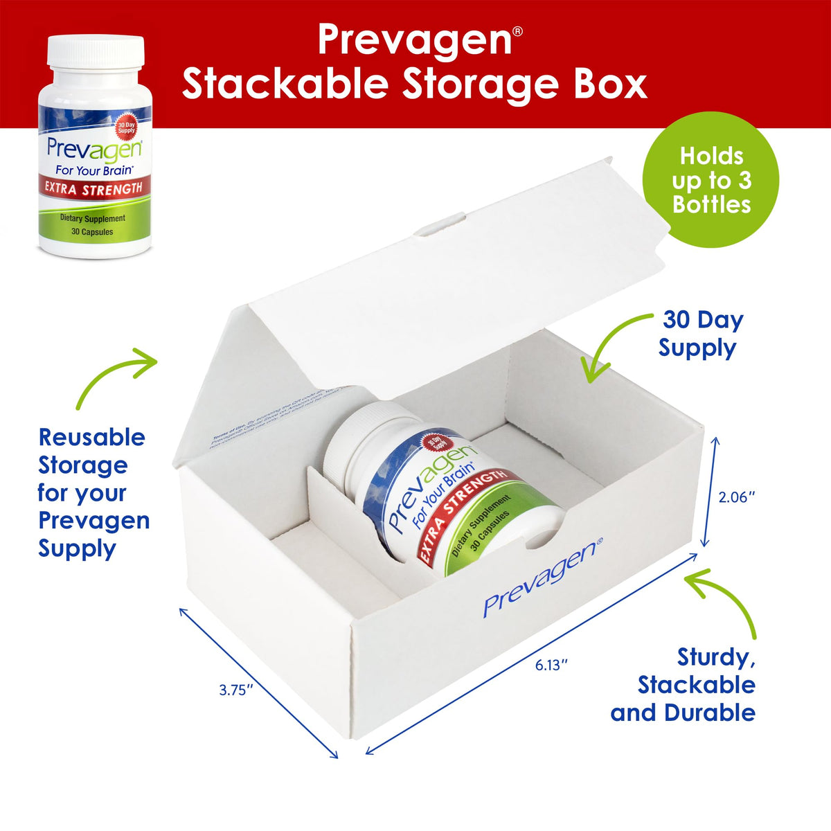 Prevagen Extra Strength 20mg Apoaequorin + Vitamina D3 | 30unidades 1 mes