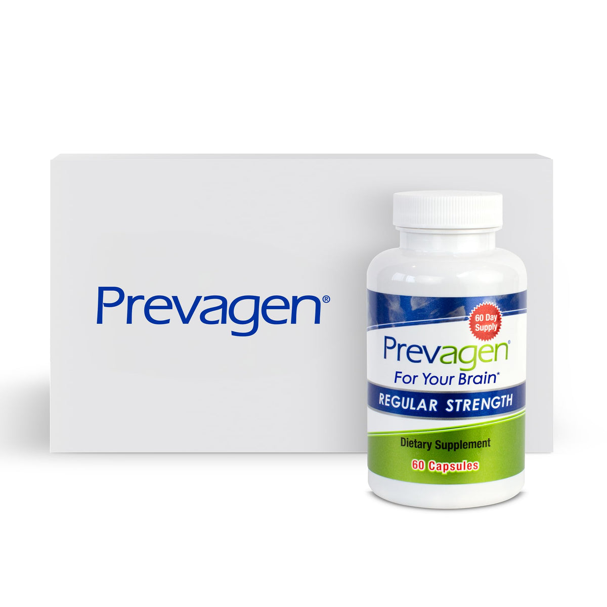 Prevagen Concentración Regular - 60 Cápsulas (Suministro para 2 meses) | Apoecorina 10 mg + Vitamina D3