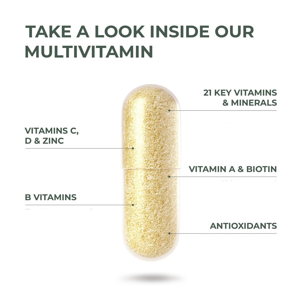 Primal Harvest Primal Multivitamin – 21 nutrientes esenciales, paquete de 2 (30 unidades)