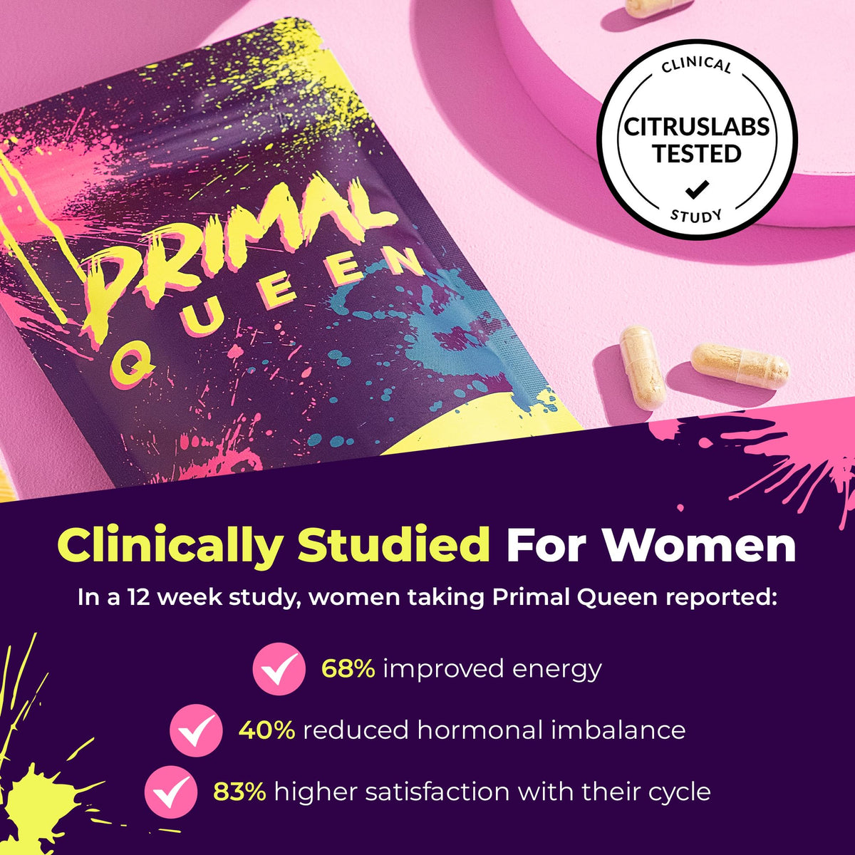 Primal Queen Female Beef Organ Supplement | Grass-Fed Freeze-Dried