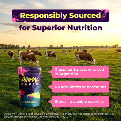 Primal Queen Female Beef Organ Supplement | Grass-Fed Freeze-Dried