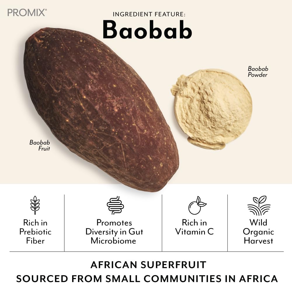 ProMix Nutrition Debloat: Prebiotics & Probiotics for Bloating Relief (White Peach) - 30 Servings - Calm Era