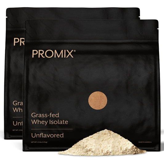 ProMix Aislado de proteína de suero en polvo – Sin sabor, de vacas alimentadas con pasto | 2 x 2.5lb