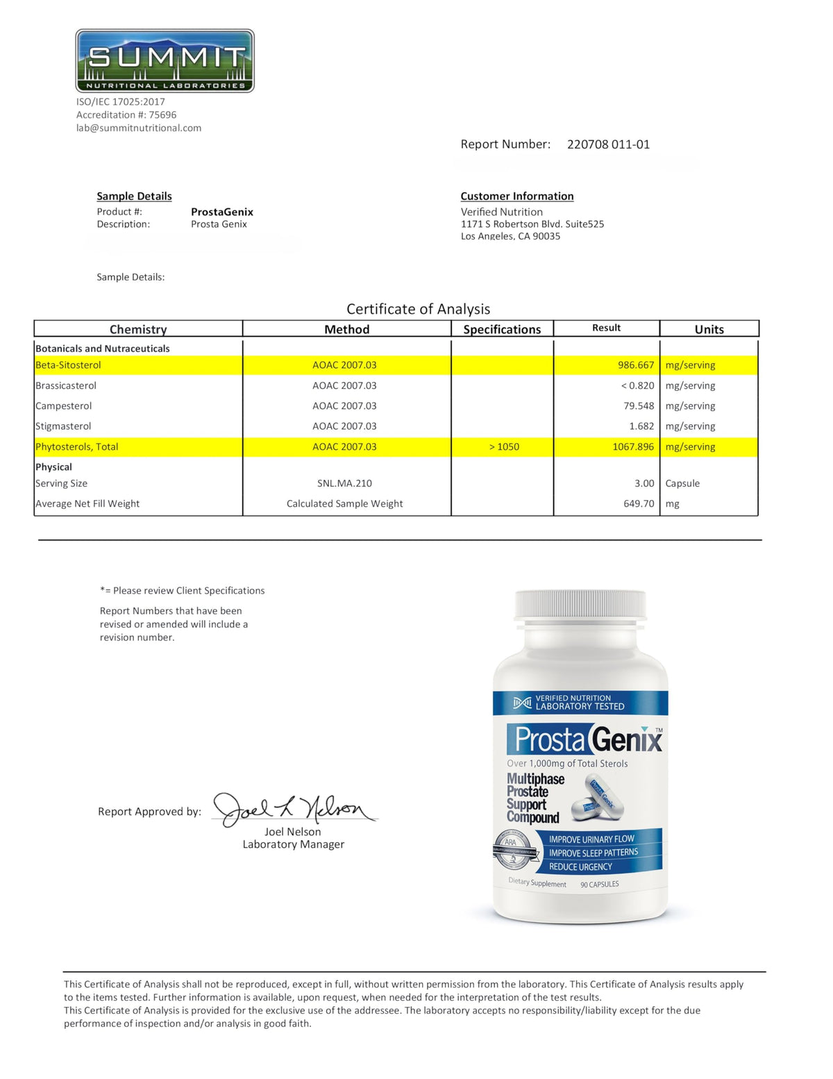 ProstaGenix Multiphase Prostate Supplement – 5 Bottles – Larry King Featured - Calm Era