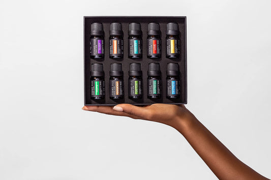 Pure Daily Care Juego de 10 aceites esenciales en mezcla de sinergia de aromaterapia de 10x10 ml