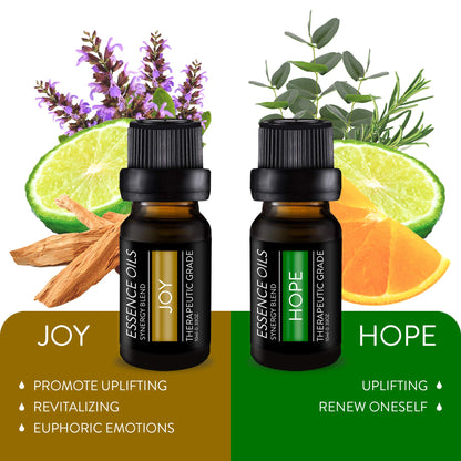 Pure Daily Care Juego de 10 aceites esenciales en mezcla de sinergia de aromaterapia de 10x10 ml