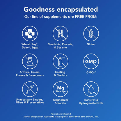 Pure Encapsulations Magnesium Glycinate (180 Caps) – Stress, Sleep & Heart Health - Calm Era