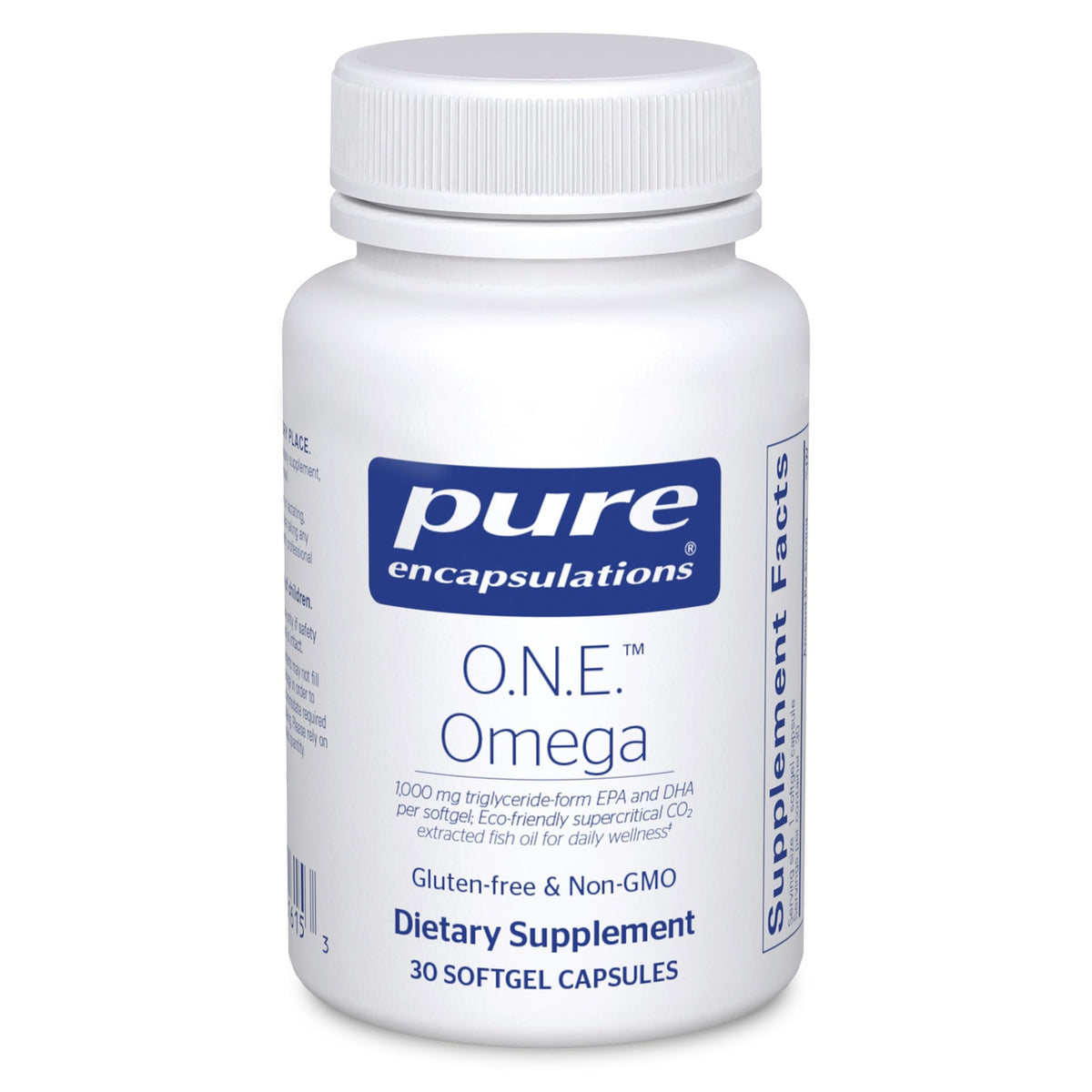 Pure Encapsulations O.N.E. Omega – EPA & DHA Fish Oil | 30 Softgels - Calm Era