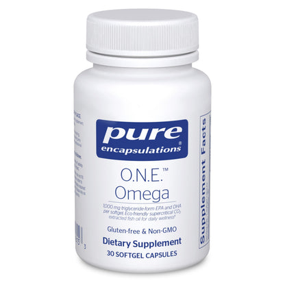 Pure Encapsulations O.N.E. Omega – EPA & DHA Fish Oil | 30 Softgels - Calm Era