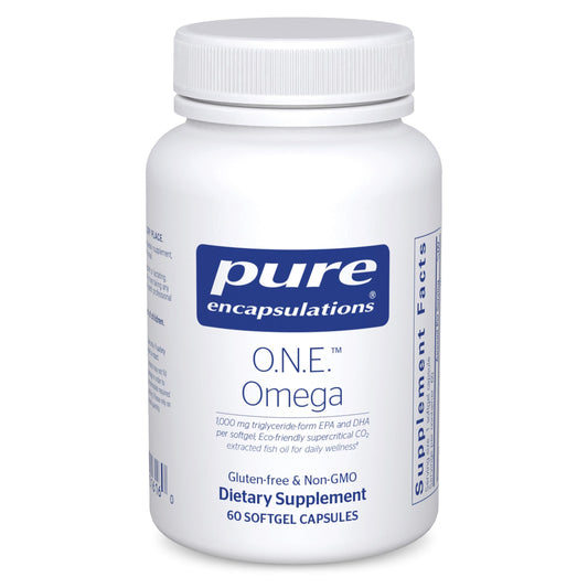 Pure Encapsulations O.N.E. Omega – EPA & DHA Fish Oil | 60 Softgels - Calm Era
