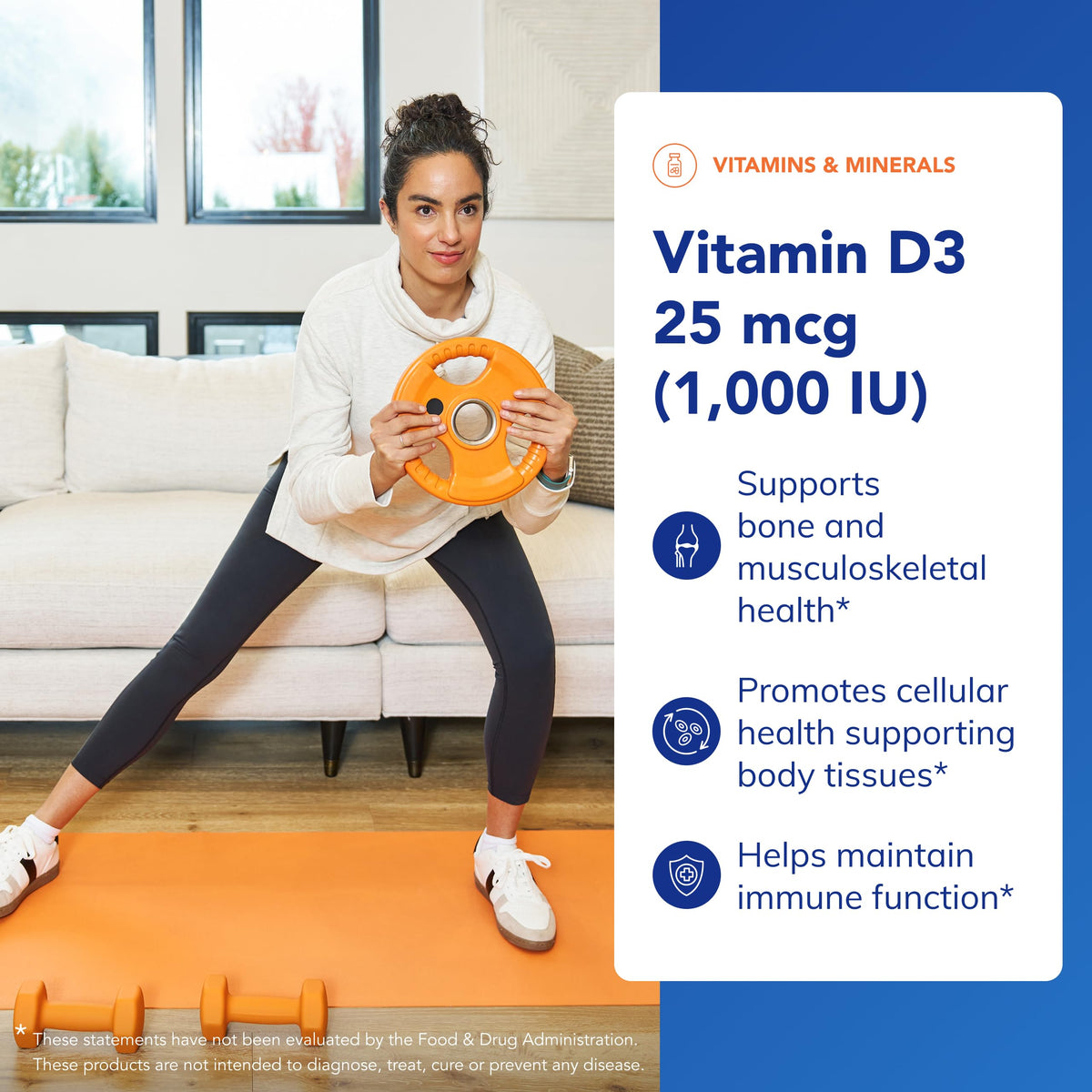 Pure Encapsulations Vitamin D3 25 mcg (1,000 IU) – Supports Bone, Immune, Heart & Colon Health | 250 Capsules - Calm Era