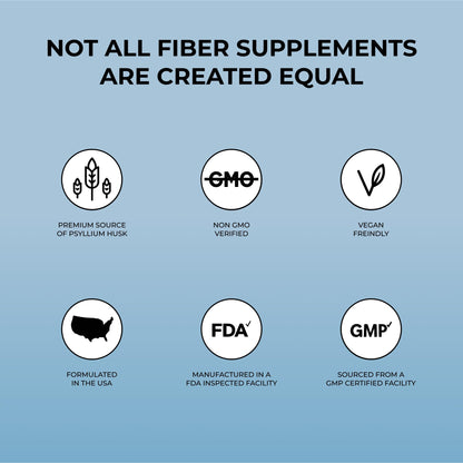 Pure for Men Suplemento de fibra Stay Ready — 240 cápsulas veganas