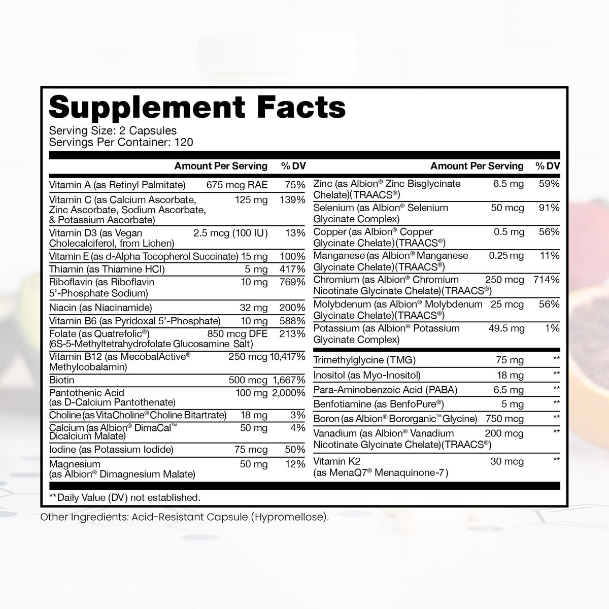 Pure Therapro Rx Methyl Multi Without Iron – Made in USA | 240 Capsules - Calm Era