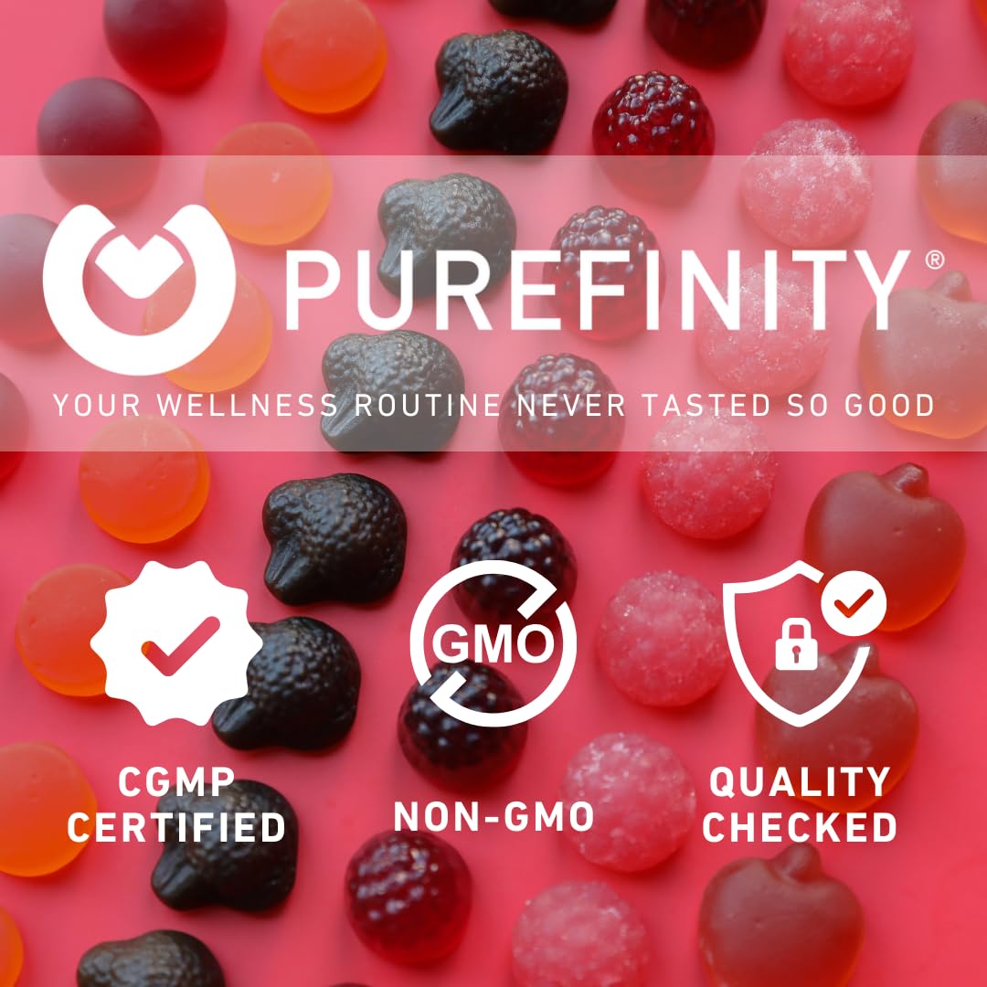 Gomitas de cereza ácida PUREFINITY — Apoyo para el ácido úrico y las articulaciones, 60 unidades
