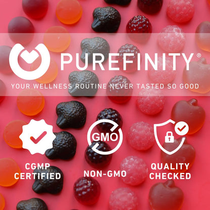 Gomitas de cereza ácida PUREFINITY — Apoyo para el ácido úrico y las articulaciones, 60 unidades
