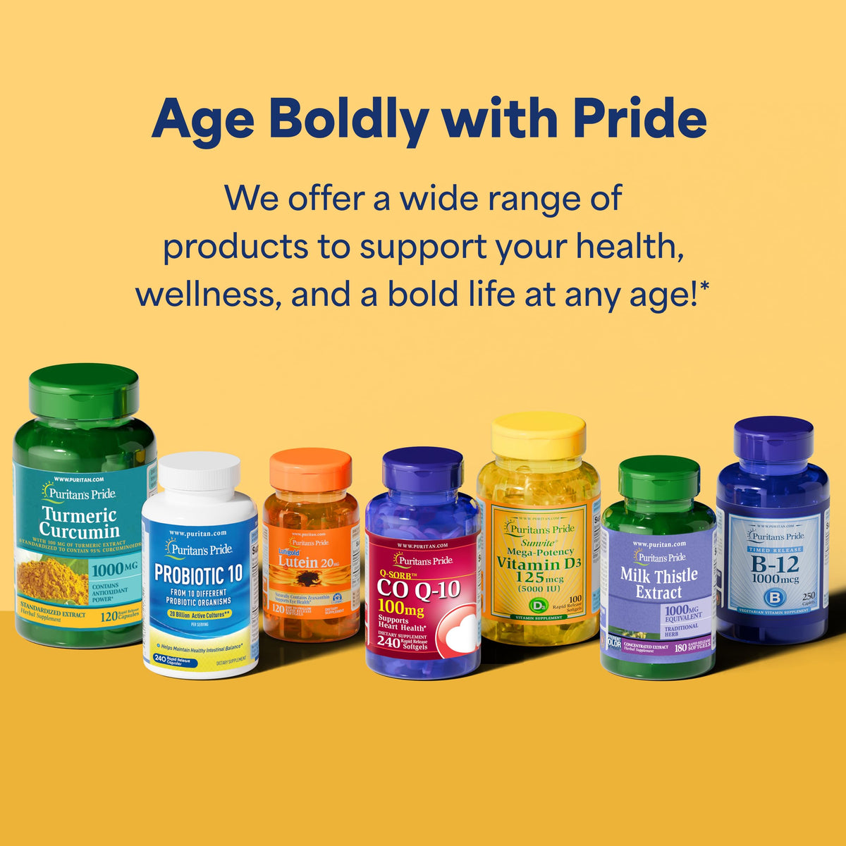 Puritan’s Pride Vitamin D3 10,000 IU Softgels, 2-Pack