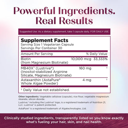 Purity Products MyBiotin ProClinical – 40x Soluble Biotin | 90 Capsules - Calm Era