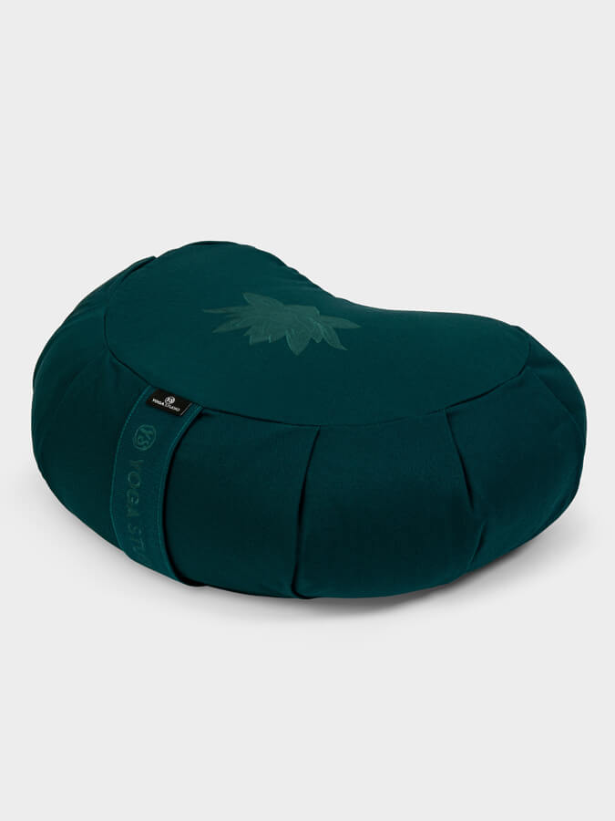 Yoga Studio Crescent Lotus Zafu Buckwheat Cushion – GOTS Organic Cotton
