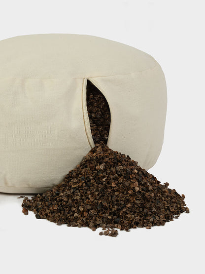 Yoga Studio Cylinder Meditation Cushion – Large | Firm Support for Seated Practice
