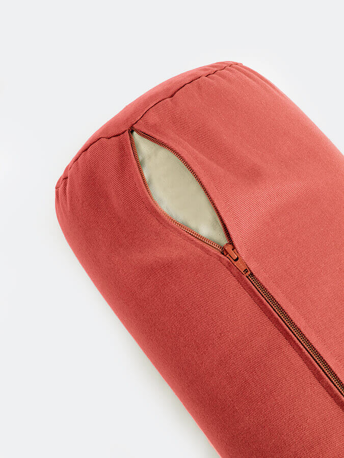GOTS Organic Cotton Buckwheat Lotus Meditation Bolster