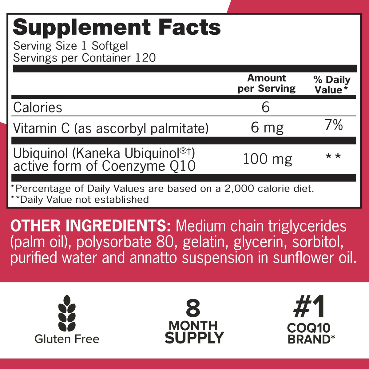 Qunol Mega Ubiquinol CoQ10 100mg – Superior Absorption, 240 Softgels (Pack of 2) - Calm Era