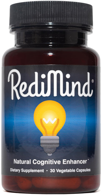 RediMind - Cápsula natural para mejorar la función cognitiva | Sin OGM, vegano, sin gluten
