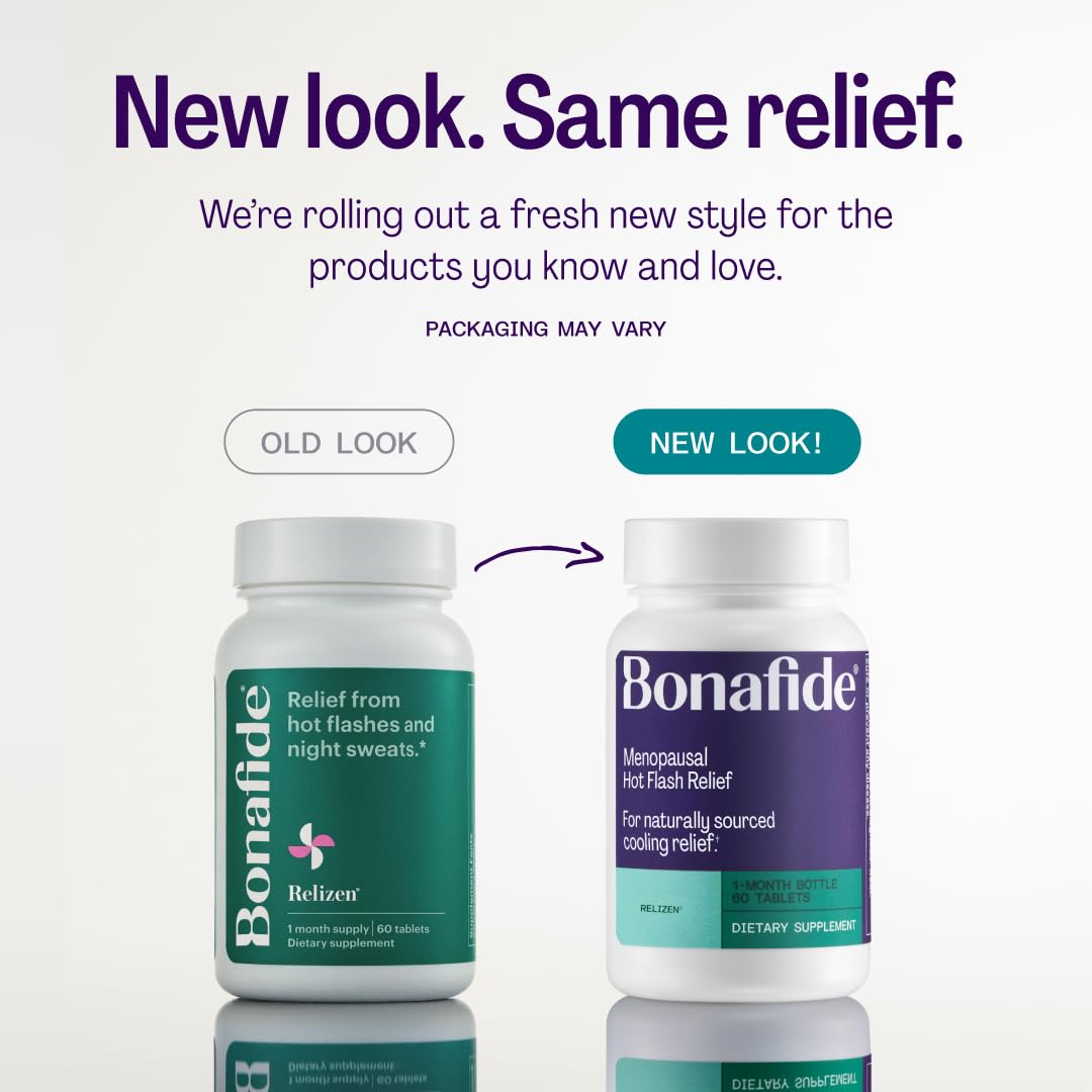 Relizen by Bonafide – Hormone-Free Menopause Relief | 120 Tablets - Calm Era