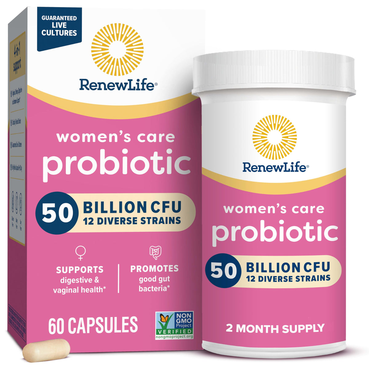 Renew Life Women’s Probiotic 50 Billion CFU – 60 Capsules - Calm Era