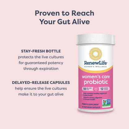 Renew Life Women’s Probiotic 50 Billion CFU – 60 Capsules - Calm Era