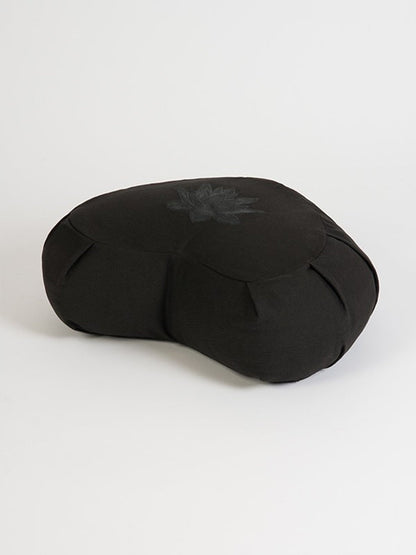 Yoga Studio Crescent Lotus Zafu Buckwheat Cushion – GOTS Organic Cotton