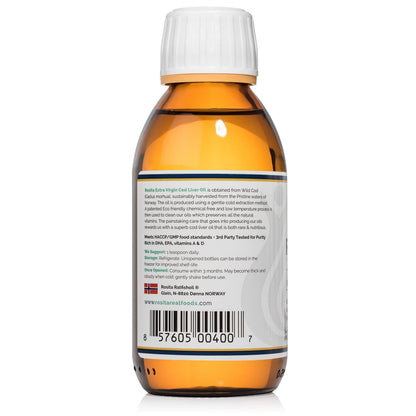 Rosita Extra Virgin Cod Liver Oil – Pure Unprocessed Nordic Oil