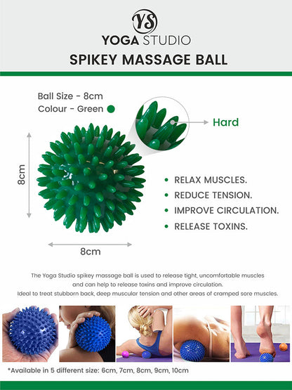 Yoga Studio Spiky Massage Ball – Trigger Point & Myofascial Release