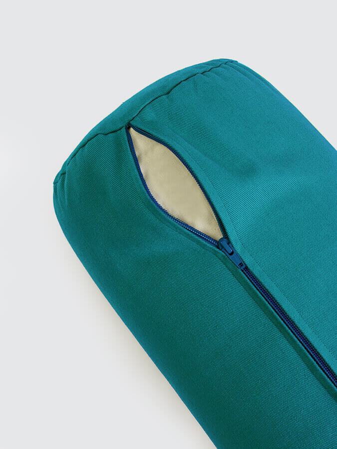 GOTS Organic Cotton Buckwheat Lotus Meditation Bolster