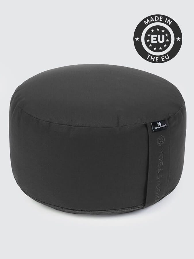 Yoga Studio Cylinder Meditation Cushion – Large | Firm Support for Seated Practice