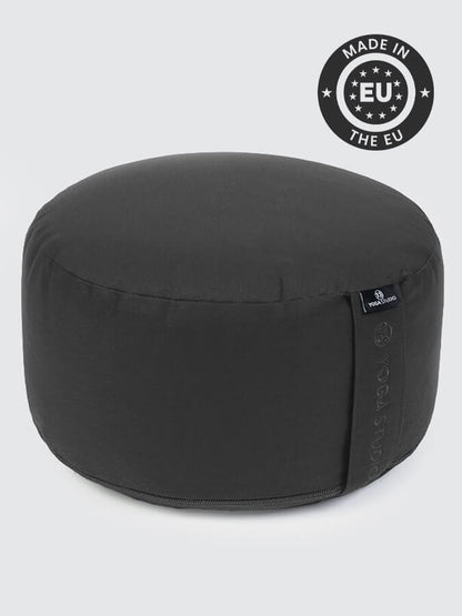 Yoga Studio Cylinder Meditation Cushion – Large | Firm Support for Seated Practice