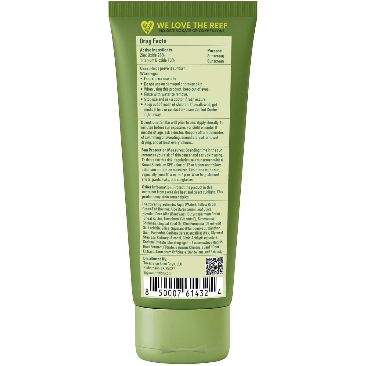 Sages of the Ages Mineral Sunscreen SPF 50 — 3.4oz - Calm Era